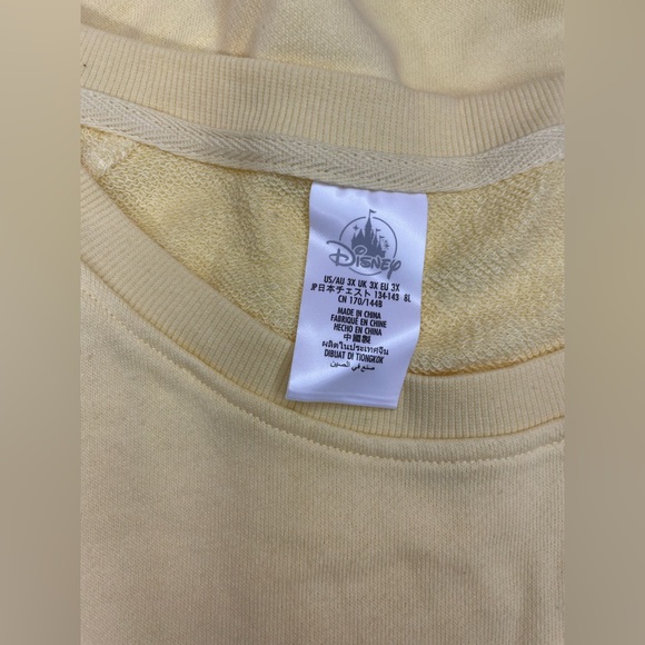 Disney mickey mouse ice cream summer sleeveless cropped yellow tank top 2X 3X - Picture 10 of 12